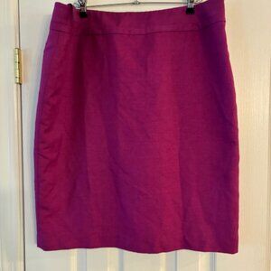 Evan Picone Women's Black Label Fuschia Pink Straight Lined Classy Skirt Size 16